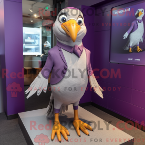 Purple Pigeon mascot...