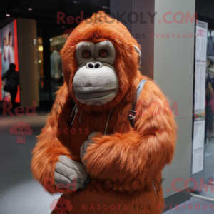 Orangutan mascot costume...