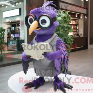 Lavender Crow mascot...