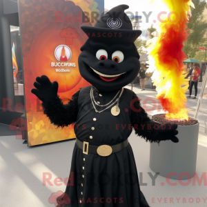 Black Fire Eater mascot...