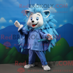 Blue Hedgehog maskot...