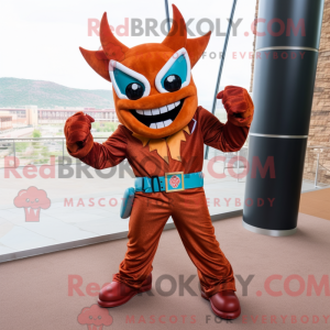 Rust Devil mascot costume...