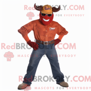 Rust Devil mascot costume...
