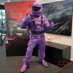 Lavendel Gi Joe maskot...