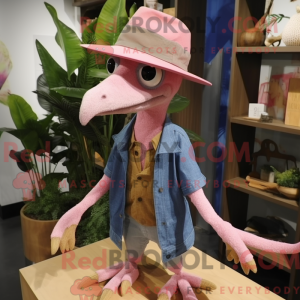 Pink Pterodactyl maskot...