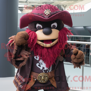 Figura de máscara de pirata...