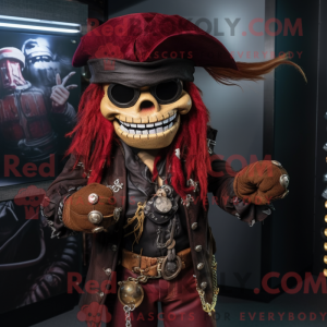 Figura de máscara de pirata...