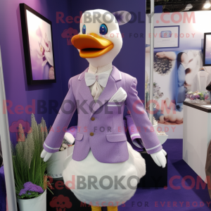 Lavender Swans mascot...