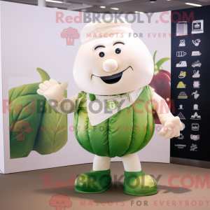 White Cabbage mascot...