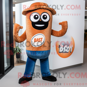 Rust Bagels mascot costume...