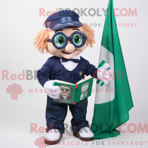 Navy Irish Flag mascot...