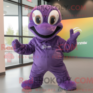 Lilla Python maskot kostume...