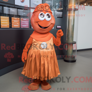 Rust Aglet mascot costume...