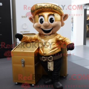 Maskottchenkostüm Goldene...