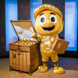 Maskottchenkostüm Goldene...