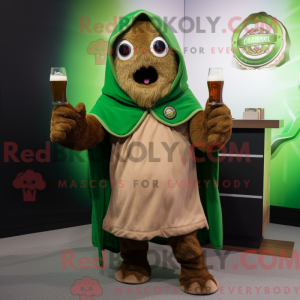 Brown Green Beer mascot...