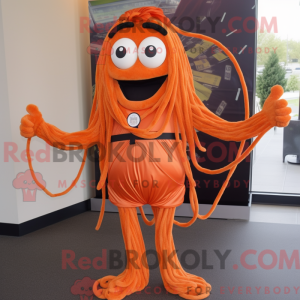 Orange Spaghetti maskot...