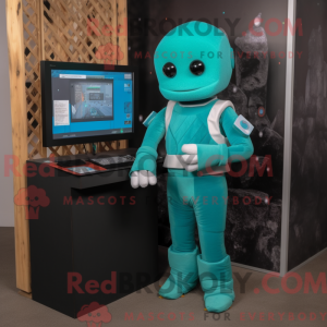 Turkis computer maskot...