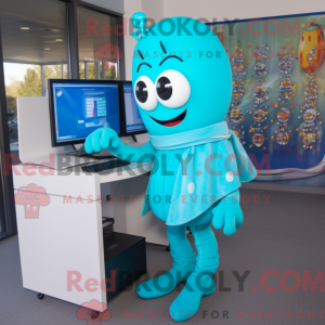 Turkis computer maskot...