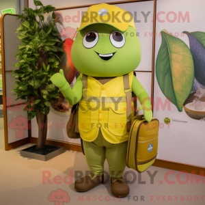 Olive Lemon mascot costume...