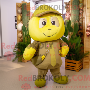 Olive Lemon mascottekostuum...