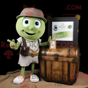 Maskotdraktfiguracja Olive...