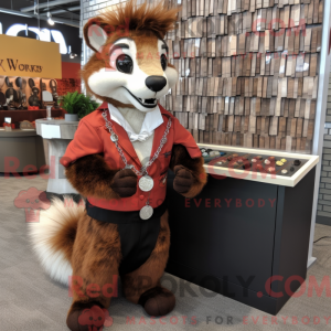 Rust Skunk-maskotdraktfigur...