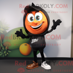 Máscara de toranja preta...