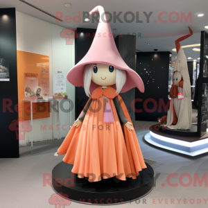 Peach Witch S Hat mascot...