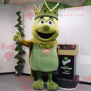 Olive King-maskotdraktfigur...