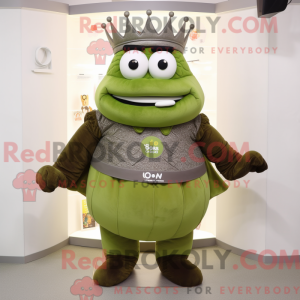 Olive King-maskotdraktfigur...