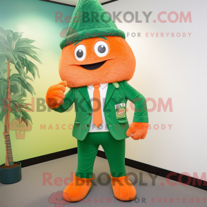 Forest Green Orange mascot...