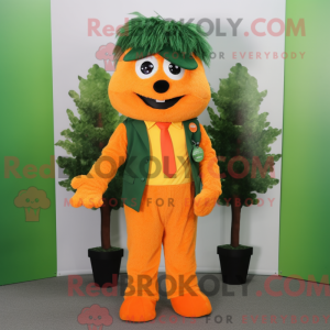 Disfraz de mascota verde...