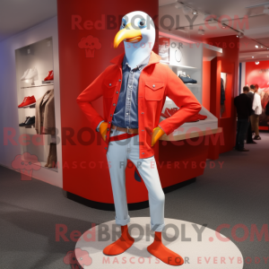 Maskottchenkostüm Red Gull...
