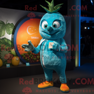 Turquoise Mango mascot...