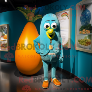 Turquoise Mango mascot...