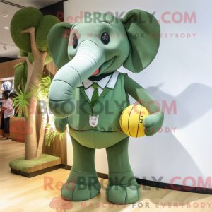 Olive Elephant mascot...