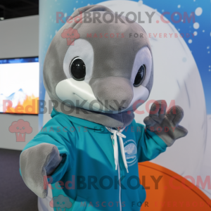 Dolphin mascot costume...