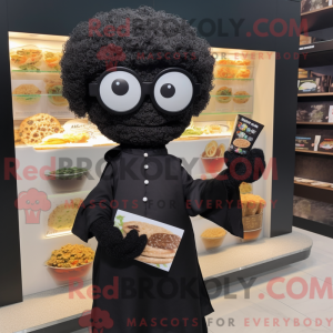 Black Falafel mascot...