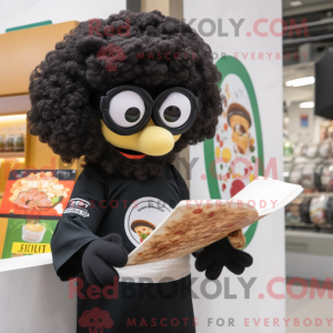 Black Falafel mascot...