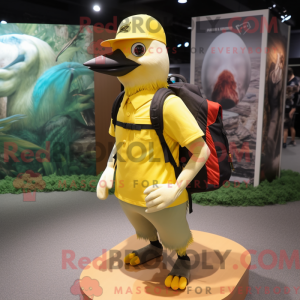 Yellow Woodpecker mascot...