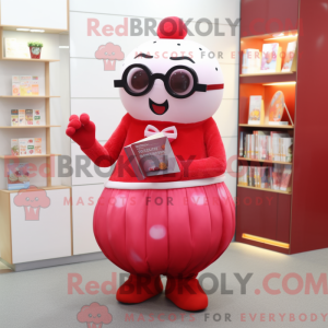 Red Ice Cream mascot...