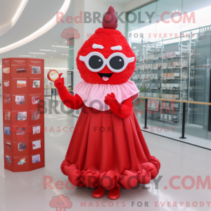 Red Ice Cream mascot...