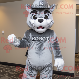Silver Bobcat mascot...