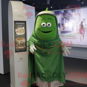 Cucumber mascot costume...