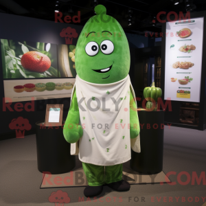 Cucumber mascot costume...