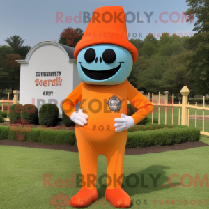 Orange Graveyard mask drakt...