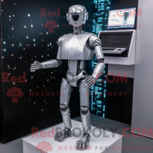 Silver Computer mascot...