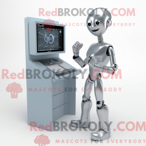 Sølv Computer maskot...