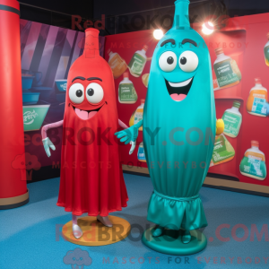 Teal Bottle Of Ketchup...